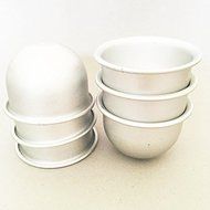 Round Aluminum Baking Tin Pan Mold Mould for Mini Cake Bakery 6 Pieces 1 Set.