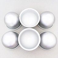 Round Aluminum Baking Tin Pan Mold Mould for Mini Cake Bakery 6 Pieces 1 Set. N2