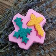 Cluis Cross Shape Silicone Mold Fondant Chocolate Molds Candy Molds Baking Cookie Mould Soap Decorating Molds N2