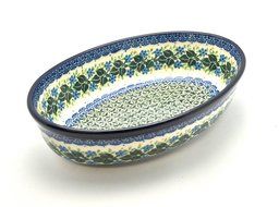 Polish Pottery Baker - Oval - Small - Ivy Trail