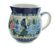 Polish Pottery Kristina Bell Shape Mug