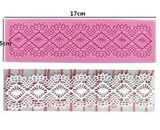 Anyana Emboss Flower Lace Silicone Fondant Sugarpaste Mold Cake Decoration Tool Stencil
