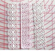Anyana Emboss Flower Lace Silicone Fondant Sugarpaste Mold Cake Decoration Tool Stencil N2