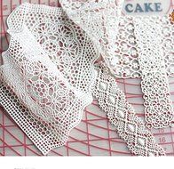 Anyana Emboss Flower Lace Silicone Fondant Sugarpaste Mold Cake Decoration Tool Stencil N3