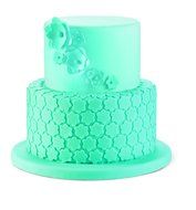 Wilton 417-2586 6-Piece Nesting Fondant Double Sided Cut Out Cutters, Blossom