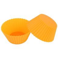 12pcs/pack 2.8inch Soft Silicone Cupcake Cup Mold Multicolor N3