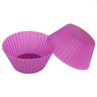 12pcs/pack 2.8inch Soft Silicone Cupcake Cup Mold Multicolor N7