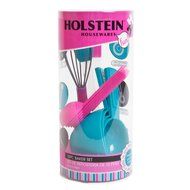 Holstein Housewares HB-07014EM 12-Piece Baker Set - Teal/Magenta N2
