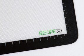 2 X Trusted Brand, Non-Stick Premium, Quarter Sheet Silicone Baking Mats &ndash; Modern Black and White 2 Pack, convenient... N2