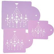 BleuMoo Plastic Cake Spray Flowers Mould Coffee Print Mould Decoration Tool