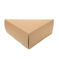 Set of 50PCS Medium Kraft Sandwich Holder with Clear Display N2