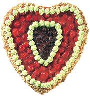 Zenker 43539 "Candy" Of Silicone Baking Tin Heart, Creme, 7.87" x 7.87" x 1.65"
