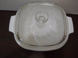 Corning Ware 3 Quart Casserole With Lid A-3-B Blue Medallion Pattern N2