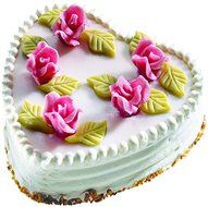 Zenker 43539 "Candy" Of Silicone Baking Tin Heart, Creme, 7.87" x 7.87" x 1.65" N3