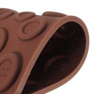 3D Button Fondant Cake Bread Decorating Sugarcraft Silicone Pop Mold Mould DIY Tools N5