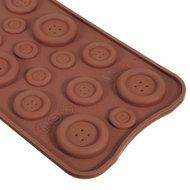 3D Button Fondant Cake Bread Decorating Sugarcraft Silicone Pop Mold Mould DIY Tools N7