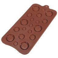 3D Button Fondant Cake Bread Decorating Sugarcraft Silicone Pop Mold Mould DIY Tools N8