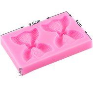 Mujiang Bow Silicone Gumpaste Sugar Fondant Cake Decorating Molds N6