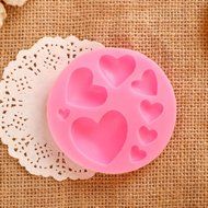 Beauty Clubs 3D DIY Heart Fondant Mold Silicone Cake Decorating Craft Sugar Chocolate Mould N4