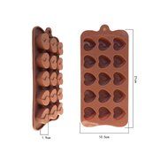 Heart Shape Chocolate Silicone Mold Baking Cake Decoration Mould N2