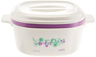 Milton Casino Hot Pot Keep Warm/Cold Insulated Casserole with Stainless Steel Insert, 2300ml/Small, White