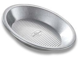 USA Pan Bakeware Aluminized Steel Set of 2, 9 x 1.5- Inch Pie Pans, Made in the USA N2