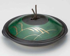 Kochi for 1-2 persons 7.2inch Donabe Japanese Hot pot Green Ceramic Made in Japan