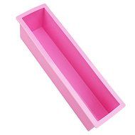 MEXUD-Rectangle Loaf Soap Mold Silicone DIY Cold Processing Tools Cake Baking Toast (Pink) N4