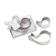 Kate Aspen Tweet Baby Mamma and Baby Bird Stainless-Steel Cookie Cutters, Pink (Discontinued by Manufacturer)