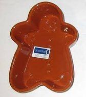 Chantal Gingerbread Man Stoneware Baking Dish 5 1/2&quot; x 8&quot;