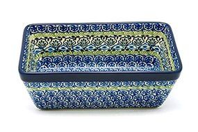 Polish Pottery Baker - Loaf Dish - Tranquility