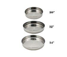 3 PCS Stainless Steel Cake Baking Pan 11/12/14&quot; Round Deep Dish Bakeware Culinary Tool