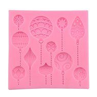 Mr.S Shop 3D Christmas Theme Colorful Balls Decoration Silicone mold Fondant Sugar Chocolate Mold Cake DIY Decoration... N4