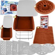 Smartware Silicone Bakeware set, Terracotta