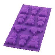 HuaYang Lovely Bear Cake Cookie Chocolate Silicone Gel Mold Mould Baking Tray(1Pcs: Random Color) N2