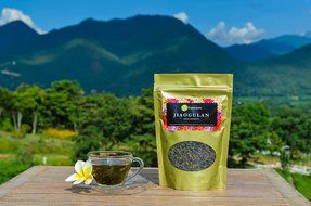 Jiaogulan Tea (Gynostemma Pentaphyllum) by Majestic Herbs | Organic Best Quality Pure Loose Leaf "Herb of Immortality... N3