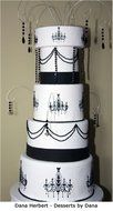 Chandelier Cake Stencil Set by Designer Stencils N2