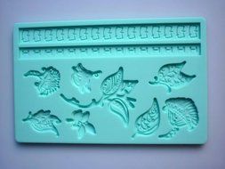 Fondant Silicone Lace Mold DIY Cake Tool Flower Leaf Butterfly Model