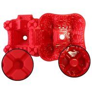 Castle theme - Mini Houses Cake Soap Christmas Gift Gingerbread Houses Silicone Mold - Decoration DIY N3