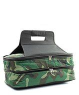 Army Camo Chevron Casserole Carrier for Holiday Party Entertaining N2
