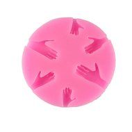 Lariy New Silicon 6 Hands Cake DIY Muffin Chocolate Cookie Baking Mold Mould Pan &pound;&uml; random color&pound; N2