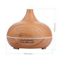 GerTong Aromatherapy Essential Oil Diffuser, 300ml Wood Grain Diffuser Cool Mist Humidifier Air Purifier for Home... N2