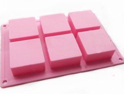 Wholeport Silicone Baking Mold Cake Pan Molds Handmade Biscuit Mold Square Molds 1 Piece