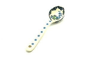 Polish Pottery Spoon - Medium - Wisteria