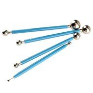 DUFUSTORE 4pcs Fondant Cake Sugarcraft Cutters Modelling Decorating Mould Tools N4