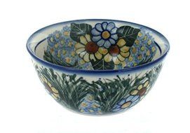 Polish Pottery Wild Flowers Cereal Bowl