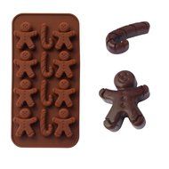Hot Cake Mold Silicone Chocolate Mold Baking Pan the Gingerbread Man Shaped Mold