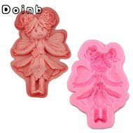 Doinb 10pcs/Set Castle Coach Dress Glass Slipper Horse Angel girls Fairy doors Window flowers Snail Cake Pastry... N3