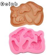 Doinb 10pcs/Set Castle Coach Dress Glass Slipper Horse Angel girls Fairy doors Window flowers Snail Cake Pastry... N4
