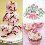 47pcs Cake Fondant Decoration Tools Mold Set Sugarcraft Icing Cutters Plungers N6